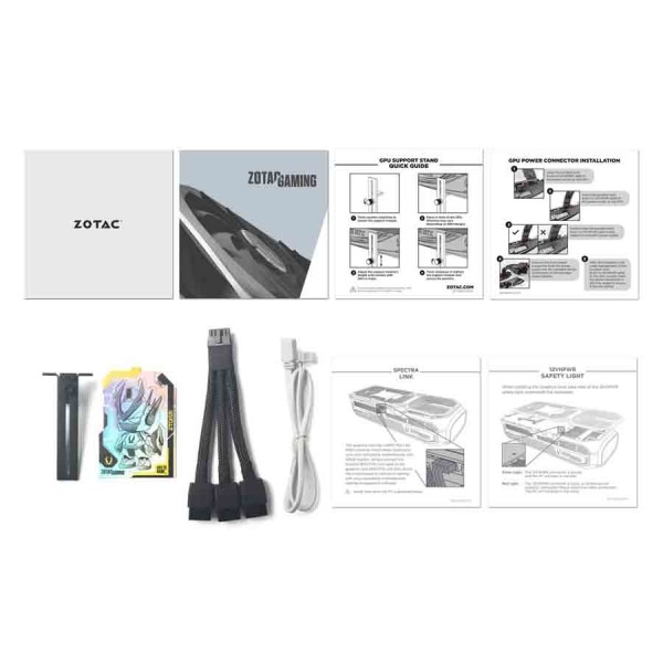 بطاقة رسومات ZOTAC GAMING GeForce RTX 5080 AMP Extreme INFINITY بسعة 16GB، تدعم تقنيات تتبع الأشعة (Ray Tracing) و DLSS 4، بنظام تبريد ثلاثي المراوح (3x Fan) - الرمادي المعدني