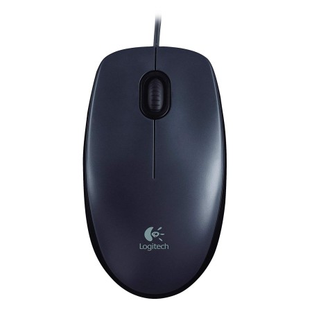 Wired Optical Mouse Logitech M90 - 1000 DPI USB - Ambidextrous Comfortable Design Wired Optical Mouse Logitech M90 - 1000 DPI USB - Ambidextrous Comfortable Design
