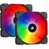 CORSAIR iCUE SP140 RGB PRO FAN KIT 2X140MM - BLACK - كورسير مراوح CORSAIR iCUE SP140 RGB PRO FAN KIT 2X140MM - BLACK - كورسير مراوح