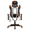 MeeTion MT-CHR15 Gaming Chair - White/Orange - كرسي ألعاب ميشن