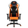MeeTion MT-CHR22 Gaming Chair with Footrest - Black/Orange