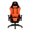 MeeTion MT-CHR25 Gaming Chair with Footrest and Back Massage - Black/Orange