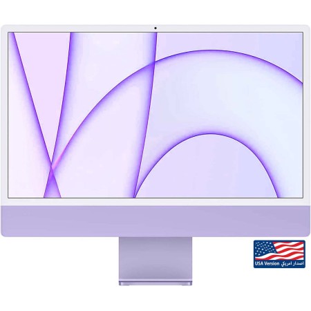Apple iMac 24 2021, M1 8GB RAM, 512GB SSD, Purple