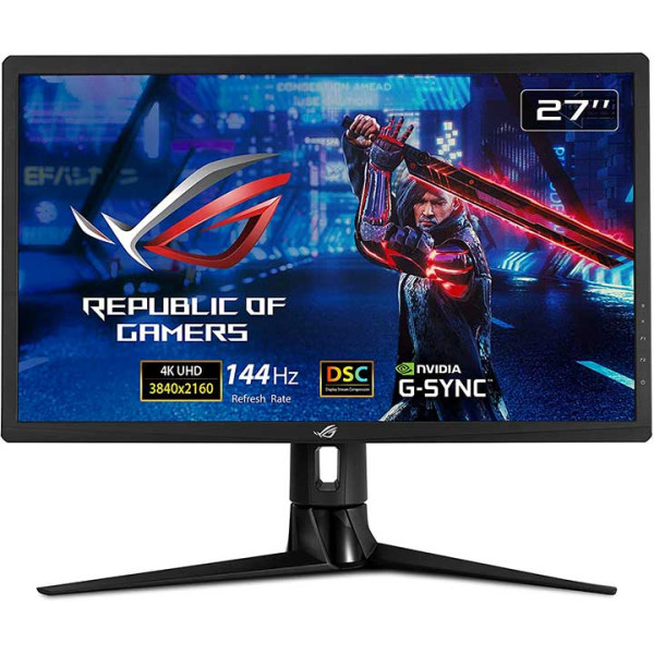 ASUS ROG Strix 27 4K HDR 144Hz DSC Monitor (XG27UQR) - UHD (3840 x 2160), IPS, 1ms, DisplayHDR 400,G-SYNC Compatible ASUS ROG Strix 27 4K HDR 144Hz DSC Monitor (XG27UQR) - UHD (3840 x 2160), IPS, 1ms, DisplayHDR 400,G-SYNC Compatible