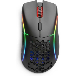 Glorious Model D Wireless Gaming Mouse - Black White - ماوس قلوريوس موديل دي اسود مطفي