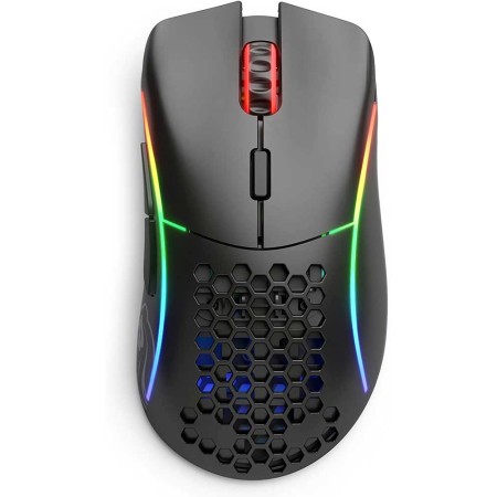 Glorious Model D Wireless Gaming Mouse - Black White - ماوس قلوريوس موديل دي اسود مطفي