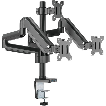 Twisted Minds Triple Monitor ARM Aluminum Desk Full Motion Adjustable With USB 3.0 (17 inch -27 inch ) Twisted Minds Triple Monitor ARM Aluminum Desk Full Motion Adjustable With USB 3.0 (17 inch -27 inch )