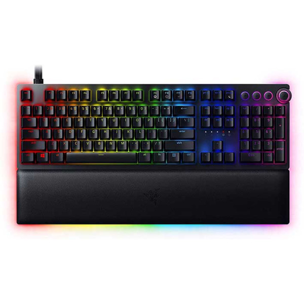 Razer Huntsman V2 Analog Gaming Keyboard: Optical Switches - Chroma RGB - Magnetic Plush Wrist Rest Razer Huntsman V2 Analog Gaming Keyboard: Optical Switches - Chroma RGB - Magnetic Plush Wrist Rest