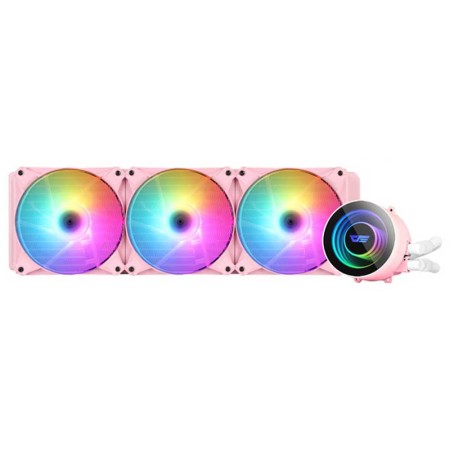 DarkFlash Twister DX360 aRGB AIO Liquid CPU Cooler - مبرد مائي دارك فلاش وردي