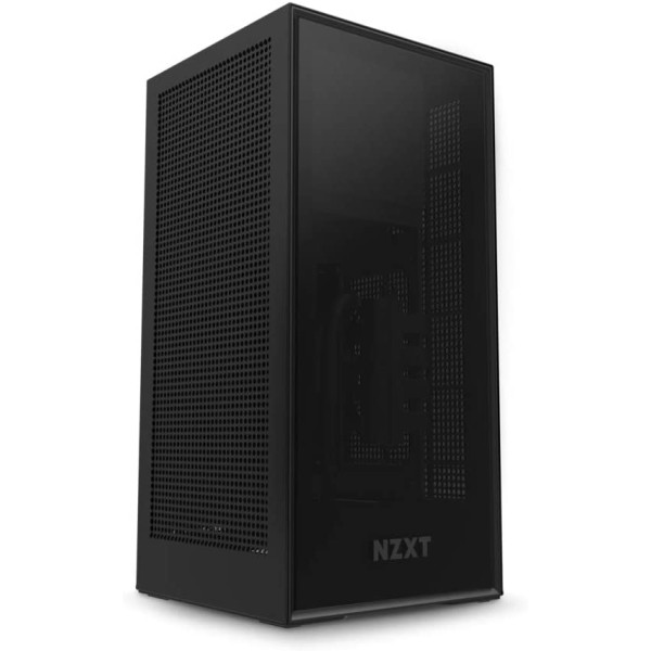 NZXT H1 UK Version- Small Form-Factor ITX Case - Dual Chamber Airflow - Tinted Tempered Glass Front Panel - Integrated 650W 80+ Gold PSU - 140mm AIO Watercooler - PCIe 3.0 High-Speed Riser Card -Black NZXT H1 UK Version- Small Form-Factor ITX Case - Dual Chamber Airflow - Tinted Tempered Glass Front Panel - Integrated 650W 80+ Gold PSU - 140mm AIO Watercooler - PCIe 3.0 High-Speed Riser Card -Black