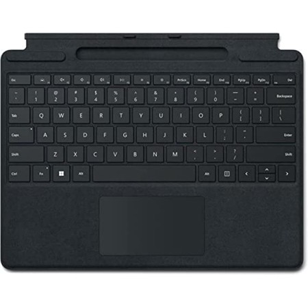 MICROSOFT SURFACE PRO 8/9/X SIGNATURE KEYBOARD ALCANTARA - BLACK - كيبورد سيرفس برو فاخر