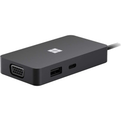 Microsoft Usb-C Travel Hub-Hdmi, Vga, Usb-A,Usb-C And Ethernet Ports, Black - مايكروسوفت موزع متعدد المنافد Microsoft Usb-C Travel Hub-Hdmi, Vga, Usb-A,Usb-C And Ethernet Ports, Black - مايكروسوفت موزع متعدد المنافد