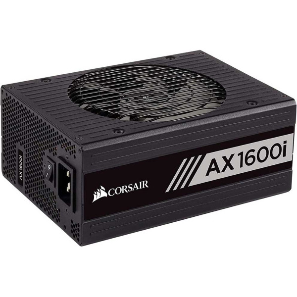 CORSAIR  AX1600i FULLY MODULAR POWER SUPPLY- 80+ TITANIUM - باورسبلاي كورسير تيتانيوم منفصل الكيابل