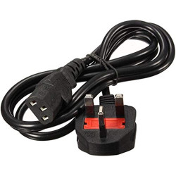 Power Cord, Desktop Power Cable With Pure Copper Wire, 3 Pin Connector 