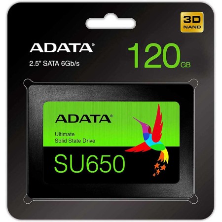 أيه داتا أس أس دي سو650 - 2.5 بوصة Ssd بسرعة 6 جيجابايت/ثانية - مساحة 120 جيجا أيه داتا أس أس دي سو650 - 2.5 بوصة Ssd بسرعة 6 جيجابايت/ثانية - مساحة 120 جيجا