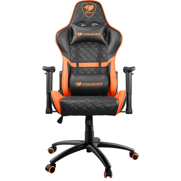 COUGAR ARMOR ONE GAMING CHAIR - BLACK/ORANGE COUGAR ARMOR ONE GAMING CHAIR - BLACK/ORANGE