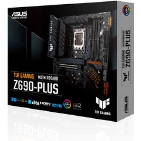 ASUS TUF GAMING Z690-PLUS -DDR5 (AURA)- LGA 1700 - مذربورد أسوس ASUS TUF GAMING Z690-PLUS -DDR5 (AURA)- LGA 1700 - مذربورد أسوس