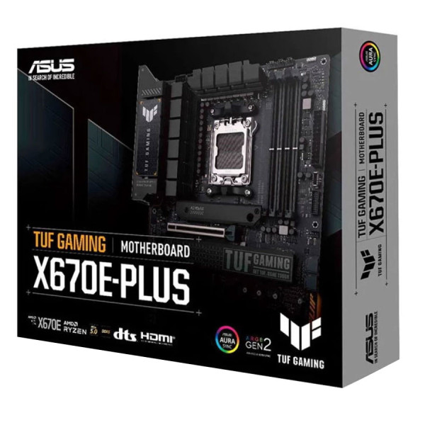 ASUS TUF Gaming X670E-PLUS Aura Sync- AMD Socket AM5 ASUS TUF Gaming X670E-PLUS Aura Sync- AMD Socket AM5