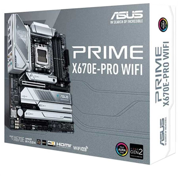 ASUS PRIME X670E-PRO Wi-Fi 6E Aura Sync- AMD Socket AM5 ASUS PRIME X670E-PRO Wi-Fi 6E Aura Sync- AMD Socket AM5