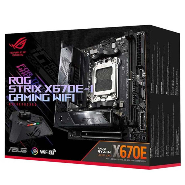 مذربورد أسوس روغ ستريكس X670e-I Gaming-Wifi - تدعم وايفاي 6E مذربورد أسوس روغ ستريكس X670e-I Gaming-Wifi - تدعم وايفاي 6E