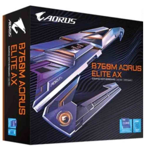 مذربورد جيجابايت B760M أوروس أيليت DDR5 تدعم وايفاي 6E مذربورد جيجابايت B760M أوروس أيليت DDR5 تدعم وايفاي 6E