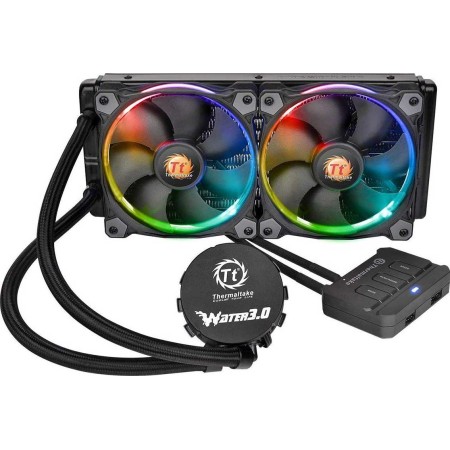THERMALTAKE WATER 3.0 X240 SYNC RGB LIQUID COOLER - AM4 / LGA 2066 - ثيرمال تيك مبرد مائي THERMALTAKE WATER 3.0 X240 SYNC RGB LIQUID COOLER - AM4 / LGA 2066 - ثيرمال تيك مبرد مائي
