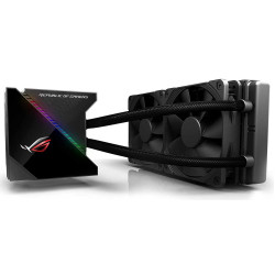 أسوس روج ريوجن 240 تبريد مائي بشاشة اوليد - اسود 