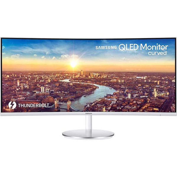 Samsung 34 inch Thunderbolt 3 Curved WQHD VA 100Hz HDR10+ 4ms -Thunderbolt 3 - White Samsung 34 inch Thunderbolt 3 Curved WQHD VA 100Hz HDR10+ 4ms -Thunderbolt 3 - White
