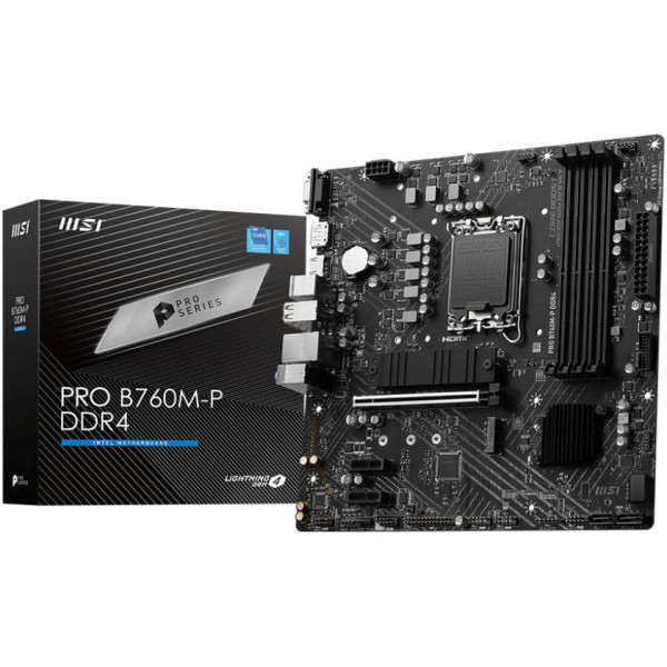 MSI PRO B760M-P DDR4 - LGA 1700 - مذربورد أم أس أي MSI PRO B760M-P DDR4 - LGA 1700 - مذربورد أم أس أي