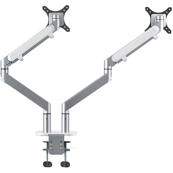 UPERGO OZ-2 Pro DUAL MONITOR ARM (17 - 32) -SILVER - حامل شاشة UPERGO OZ-2 Pro DUAL MONITOR ARM (17 - 32) -SILVER - حامل شاشة