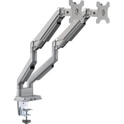 Gameon Gadgets Ggo-2069 Elite Pole Dual Monitor Arm (17" - 32") -Silver - حامل شاشة