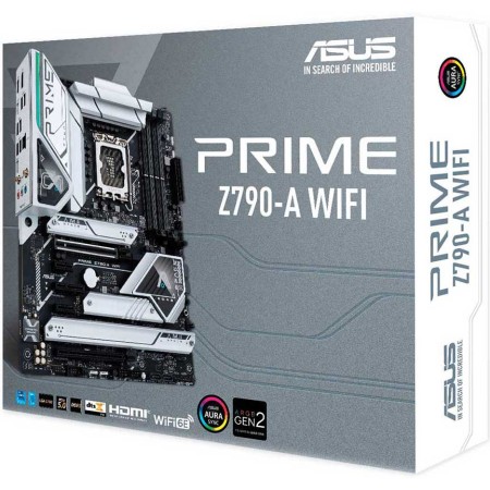 ASUS PRIME Z790-A WIFI Motherboard - PCIe 5.0 - LGA1700 Socket - DDR5 RAM ASUS PRIME Z790-A WIFI Motherboard - PCIe 5.0 - LGA1700 Socket - DDR5 RAM