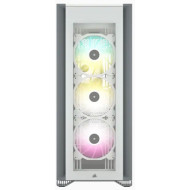 كورسير 7000X كيس كومبيوتر حجم كامل مع 4 مراوح - ابيض 