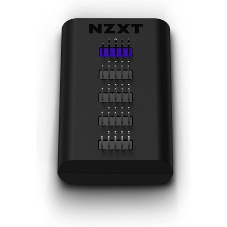 وحدة USB داخلية من NZXT, لتوسيع قدرة جهاز الكمبيوتر على الاتصال بأجهزة USB الداخلية,  4 منافذ USB 2.0 داخلية, مزودة بجسم مغناطيسي لسهولة التركيب