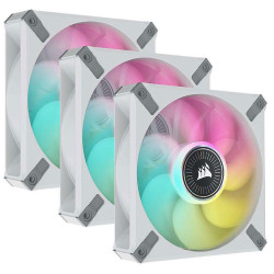 كورسير Ml120 أيليت بريميوم 3 مراوح لتبريد الكمبيوتر - أبيض