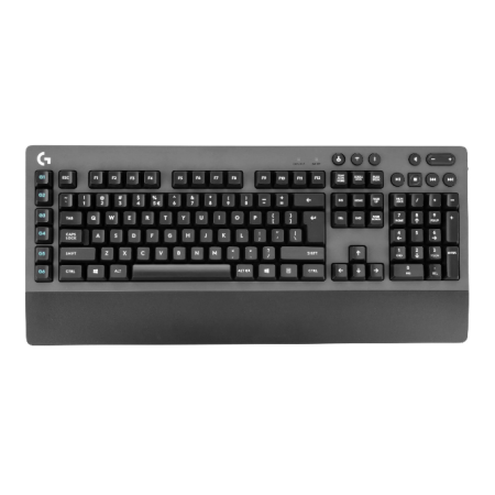 Wireless Gaming Keyboard Logitech G613 Mechanical White Backlit ,Full-size for comfortable dedicated keys ,Programmable Keys 6 G-keys - Black Wireless Gaming Keyboard Logitech G613 Mechanical White Backlit ,Full-size for comfortable dedicated keys ,Programmable Keys 6 G-keys - Black