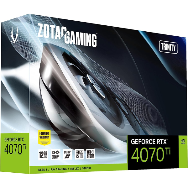 زوتاك جيمنج ترينيتي جيفورس RTX 4070 TI 12GB GDDR6X - كرت شاشة زوتاك جيمنج ترينيتي جيفورس RTX 4070 TI 12GB GDDR6X - كرت شاشة