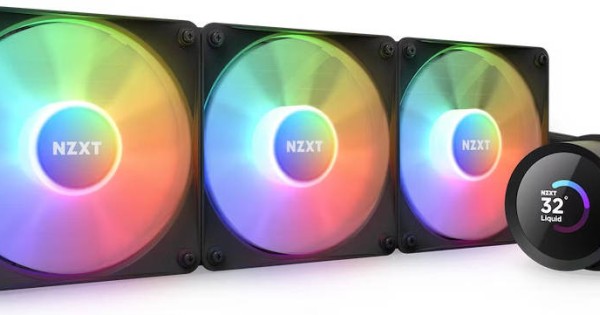 NZXT KRAKEN 360mm RGB Liquid Cooler With LCD Display - Black| Silicon ...