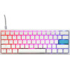 DUCKY ONE 2 MINI RGB MECHANICAL GAMING KEYBOARD [ CHERRY RGB SPEED] - WHITE -  داكي ون تو ميني كيبورد للالعاب