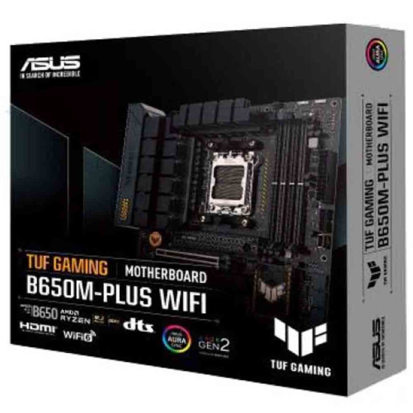 Asus TUF Gaming B650M-PLUS Wifi 6 DDR5 Aura Sync - AM5 Asus TUF Gaming B650M-PLUS Wifi 6 DDR5 Aura Sync - AM5