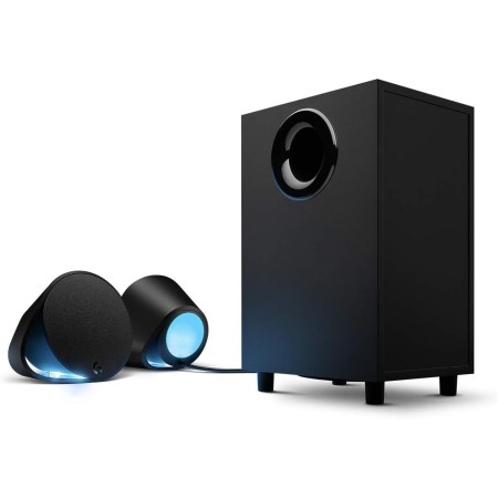 LOGITECH G560 LIGHTSYNC RGB Gaming Speaker, 240W Peak / 120W RMS, DTSX Ultra, 2.1 channel setup, USB, 3.5mm, and Bluetooth - BLACK