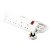 LEGRAND Power Extention Cord 5 Ways 3M -White LEGRAND Power Extention Cord 5 Ways 3M -White