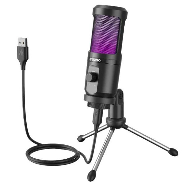 ماونو AU-PM461TR مايك احترافي USB مع حامل  ثلاثي