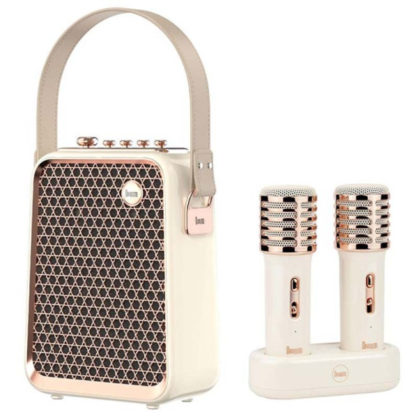 DIVOOM SONGBIRD HQ PORTABLE BLUETOOTH SPEAKER WITH 2 MICROPHONES - WHITE DIVOOM SONGBIRD HQ PORTABLE BLUETOOTH SPEAKER WITH 2 MICROPHONES - WHITE