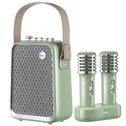 Divoom Songbird Hq Portable Bluetooth Speaker With 2 Microphones - Green Divoom Songbird Hq Portable Bluetooth Speaker With 2 Microphones - Green