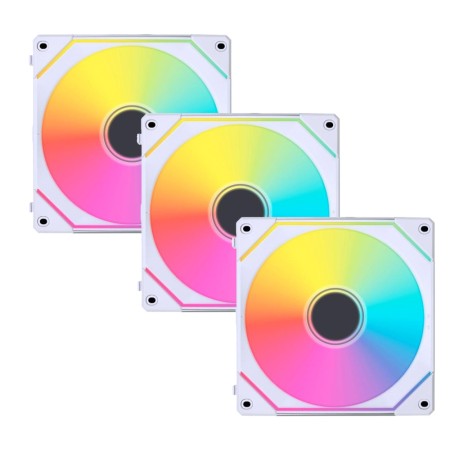 ليان لي  SL-INF120 مراوح للكمبيوتر X3 - أبيض