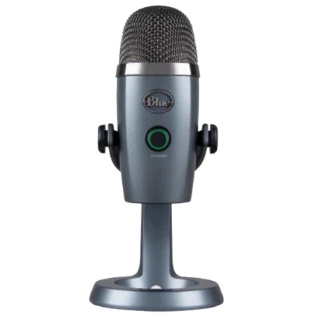 LOGITECH BLUE YETI NANO USB MICROPHONE GRAY - لوجيتيك بلو يتي نانو مايكروفون احترافي