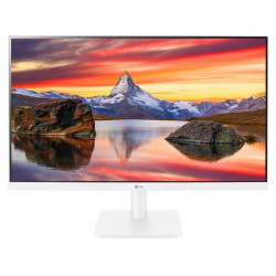 ال جي 27 بوصة IPS  FHD هيرتز 75 شاشة مكتبية - ابيض