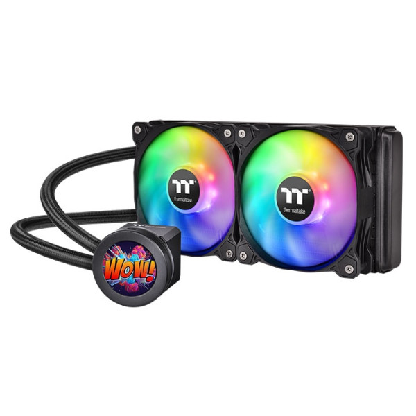 THERMALTAKE FLOE ULTRA 240 RGB AiO LIQUID COOLER With LCD DISPLAY - ثيرمال تيك 240 مبريد مائي للكمبيوتر THERMALTAKE FLOE ULTRA 240 RGB AiO LIQUID COOLER With LCD DISPLAY - ثيرمال تيك 240 مبريد مائي للكمبيوتر
