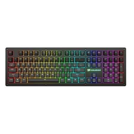 لوحة مفاتيح ألعاب سلكي احترافي Cougar Puri RGB ميكانيكية، مع دعم N-Key Rollover (NKRO) | UIX – أسود لوحة مفاتيح ألعاب سلكي احترافي Cougar Puri RGB ميكانيكية، مع دعم N-Key Rollover (NKRO) | UIX – أسود